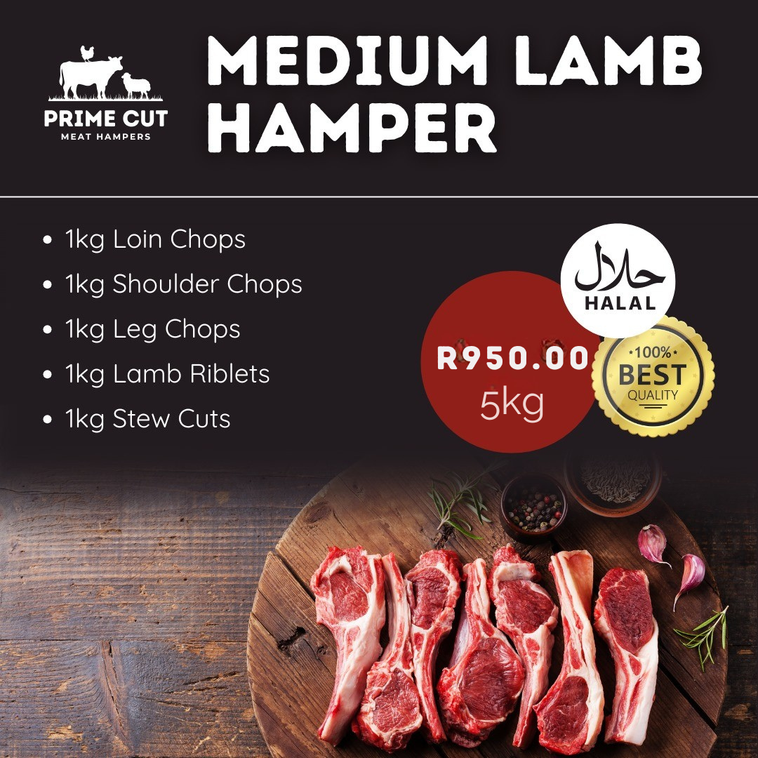 Medium Lamb Hamper - R950.00- 5KG