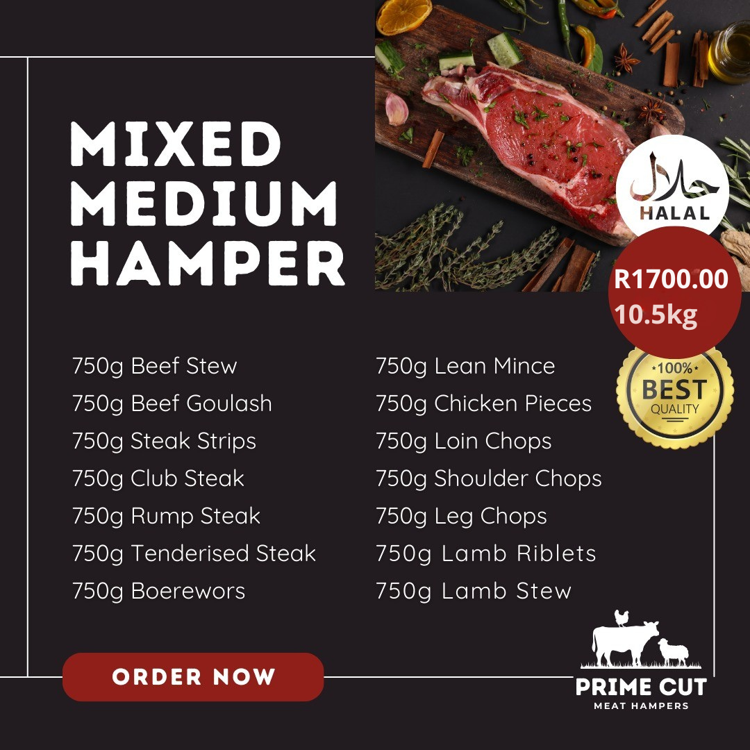 Mixed Medium Hamper - R 1700.00 - 10.5KG