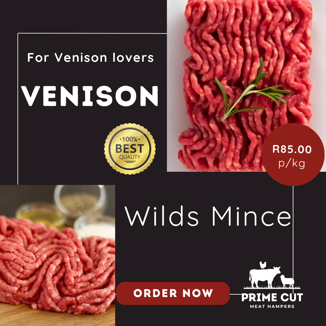 Wilds Mince R85.00 per kg