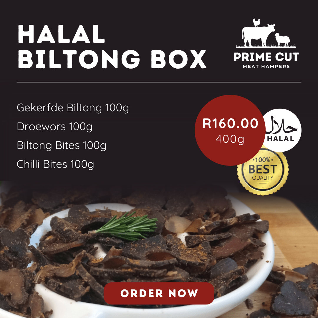 Halal Biltong Box - R160 - 400g