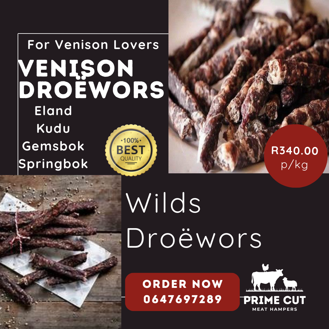 Venison Droëwors R340.00 per kg