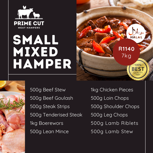 Small Mixed Hamper - R1140.00 - 7KG