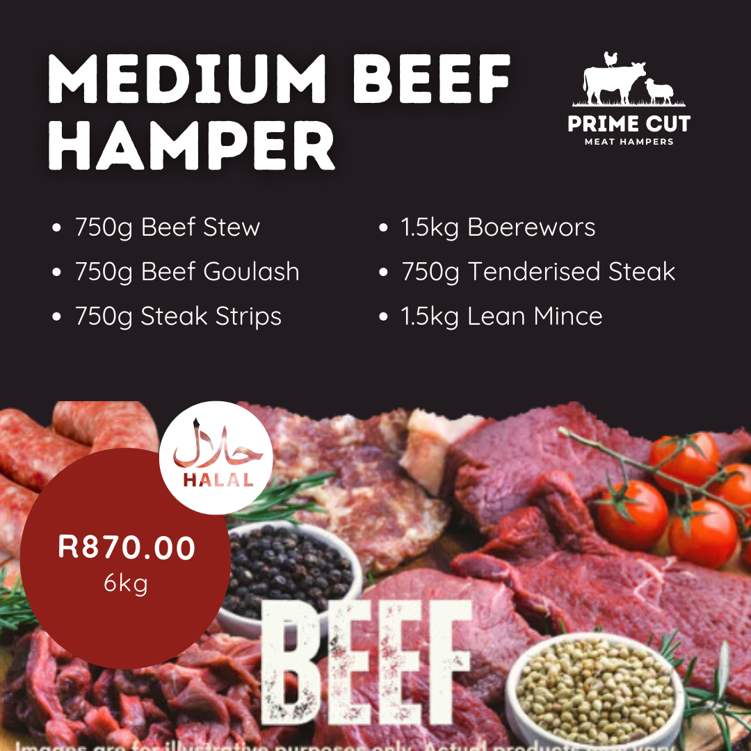 Medium Beef Hamper - R870.00 - 6KG