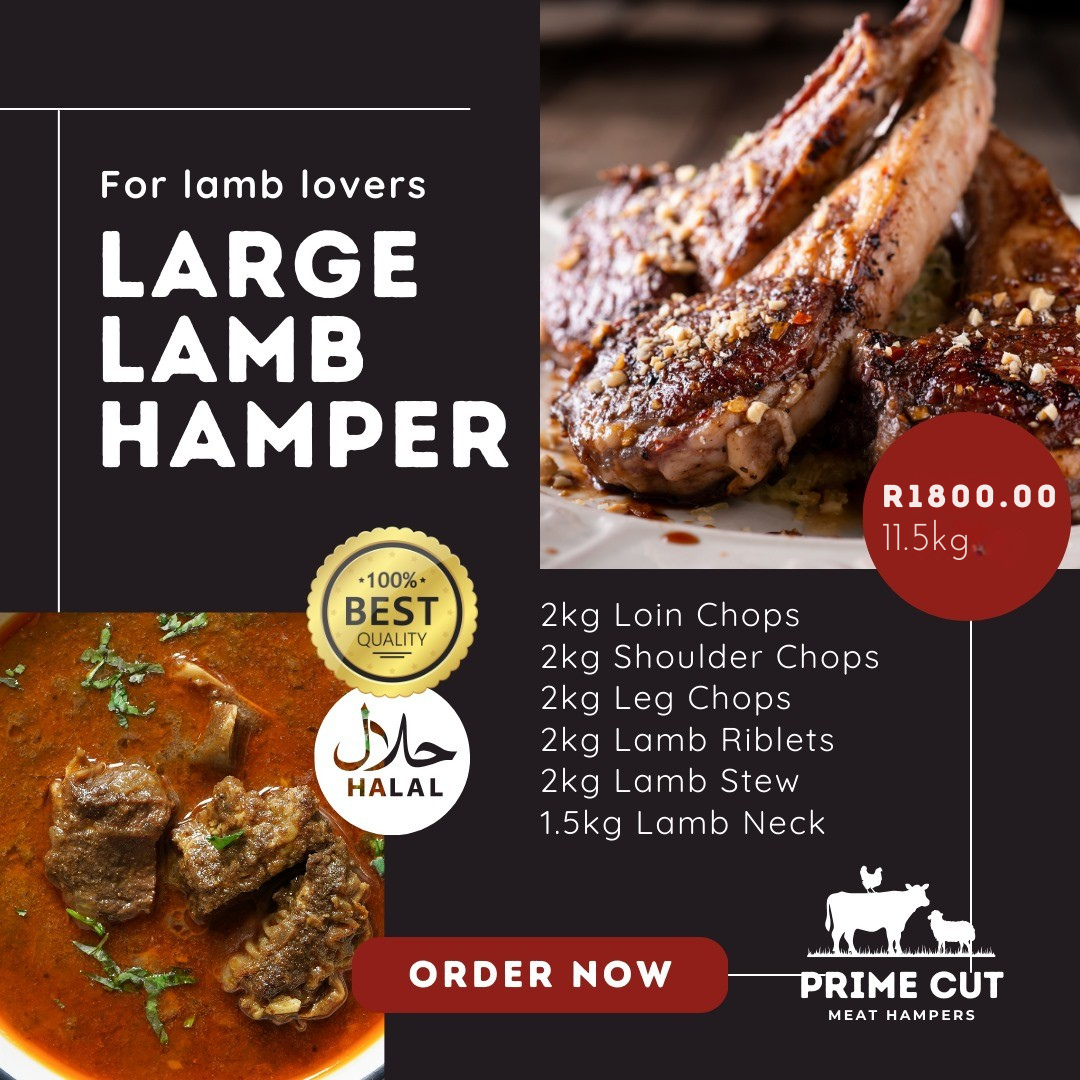 Large Lamb Hamper - R1800.00- 11.5KG