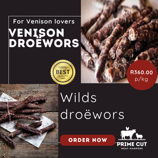 Venison Droëwors R360.00 per kg