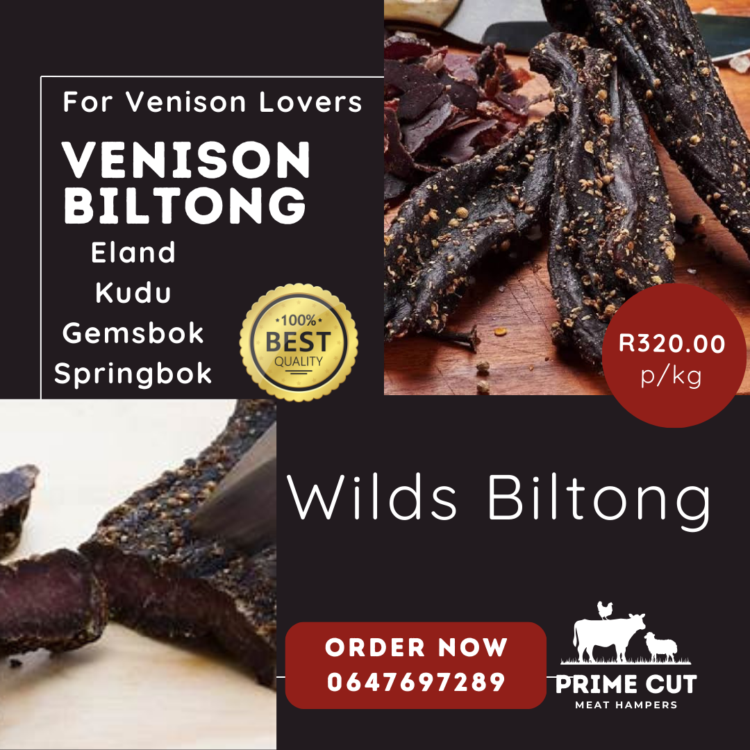 Venison Biltong R320.00 per kg