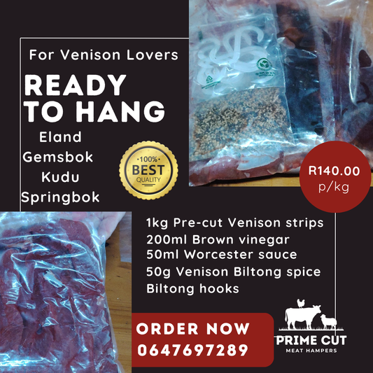 Wilds Ready to hang Biltong packs - R140.00